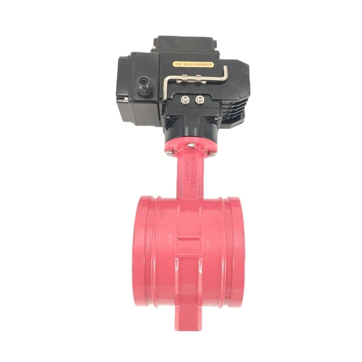 Electric Groove Clamp Butterfly Valve