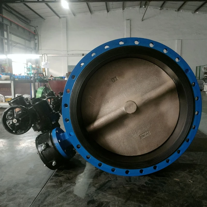 Large diameter electric flange butterfly valve3 Large diameter electric flange butterfly valve3